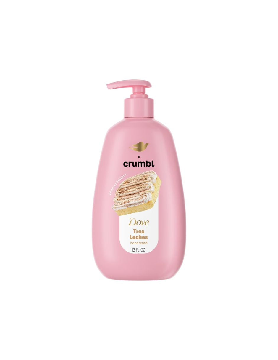 Dove x Crumbl Jabón líquido humectante para manos aroma tres leches 354ml