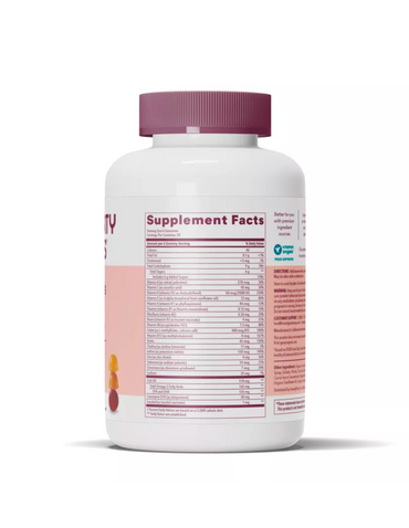 SmartyPants gomitas Omega 3 para mujeres con D3, C y B12, 120 unidades