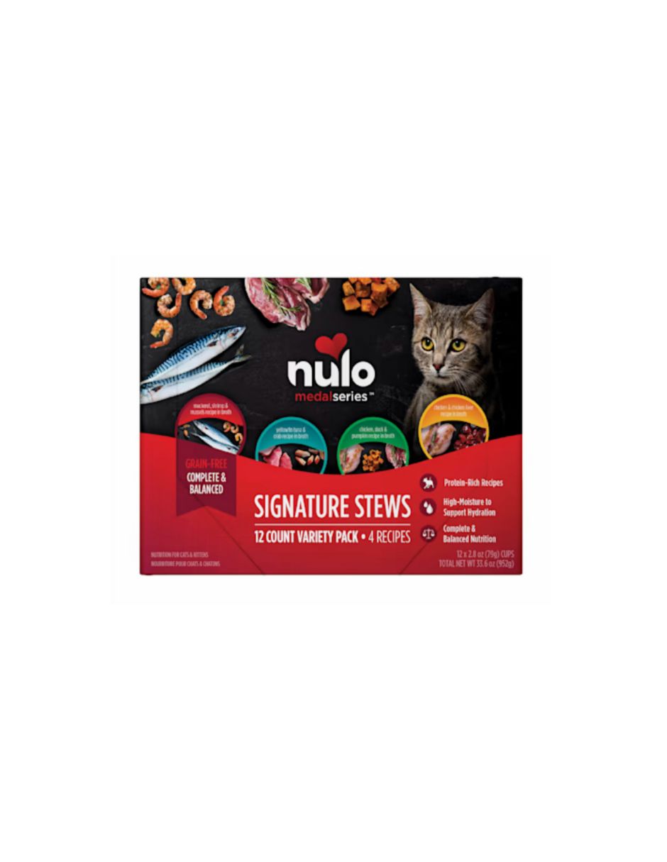 Nulo MedalSeries Signature Stew comida húmeda para gatos 12 pack