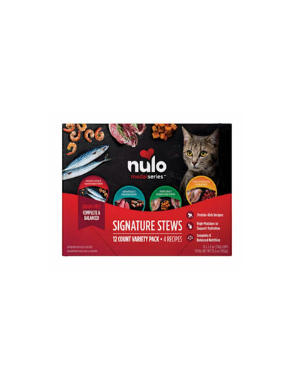 Nulo MedalSeries Signature Stew comida húmeda para gatos 12 pack