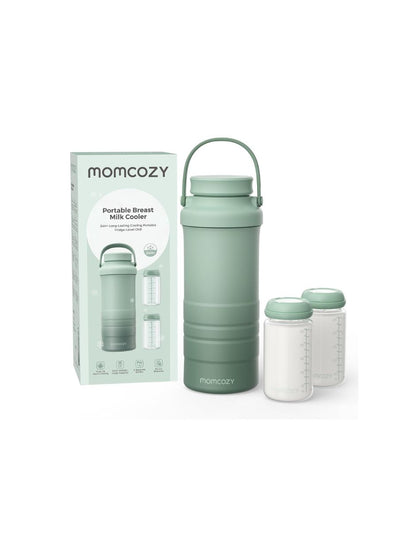 Momcozy Enfriador Portátil de Leche Materna 22 oz Verde