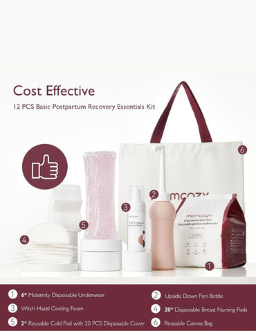 Momcozy Kit Esencial de Recuperación Posparto Completo
