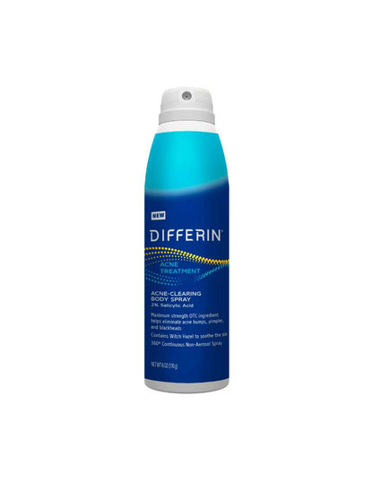 Differin Spray corporal limpiador de acné con ácido salicílico 170gr