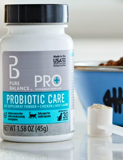 Pure Balance Pro+ probióticos en polvo para gatos, 30 porciones