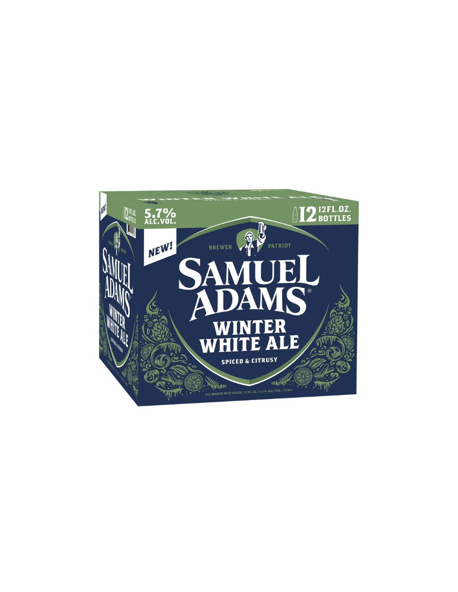 Cerveza Artesanal de Temporada Samuel Adams Winte Ale 12 Botellas de 355 ml