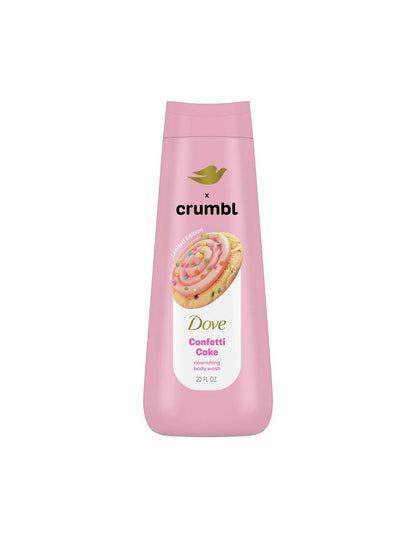 Dove x Crumbl Gel de baño líquido humectante aroma galleta de confetí 590ml