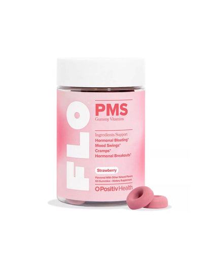 O Positiv FLO PMS Gomitas Veganas para Mujeres 60 pzs