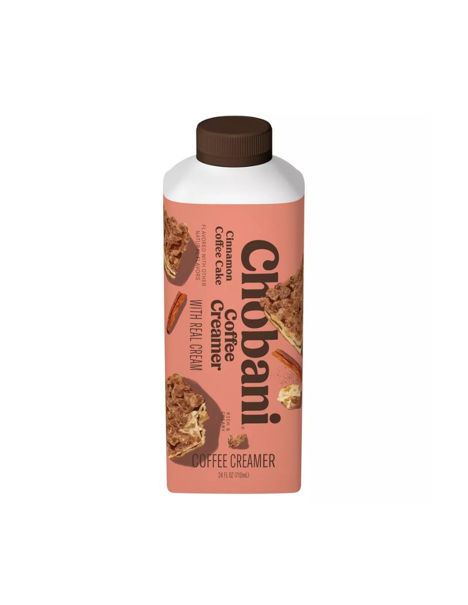 Chobani crema liquida para café Cinnamon Coffee Cake 710ml