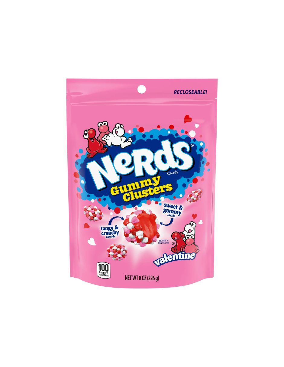 Nerds gummy clusters san valentin 226gr