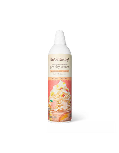 Favorite Day crema batida sabor durazno y crema edición limitada 368gr
