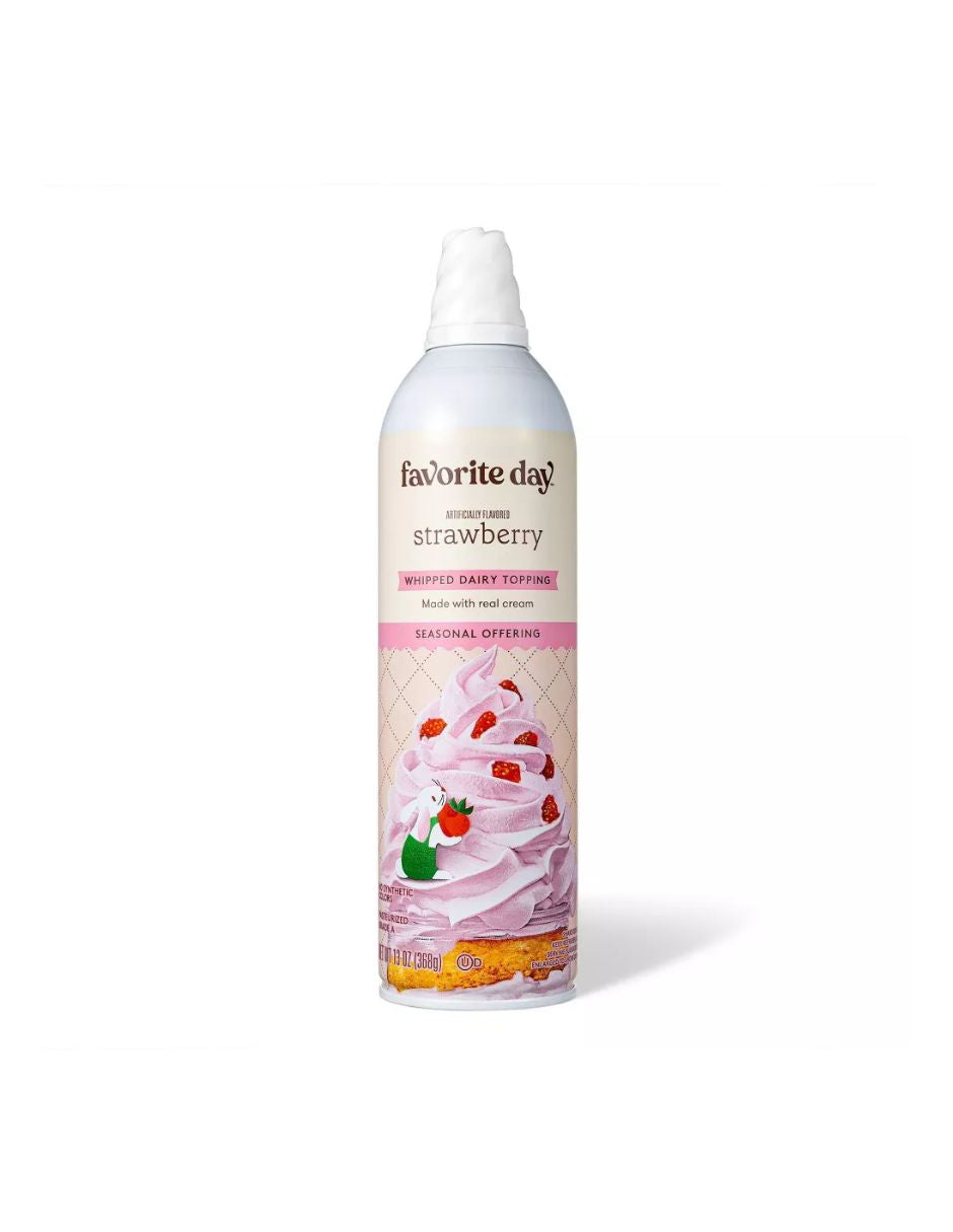 Favorite Day crema batida sabor fresa 368gr