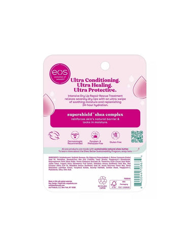 Tratamiento Intensivo para Labios Secos eos Sorbete de Fresa 2 pzas 10ml