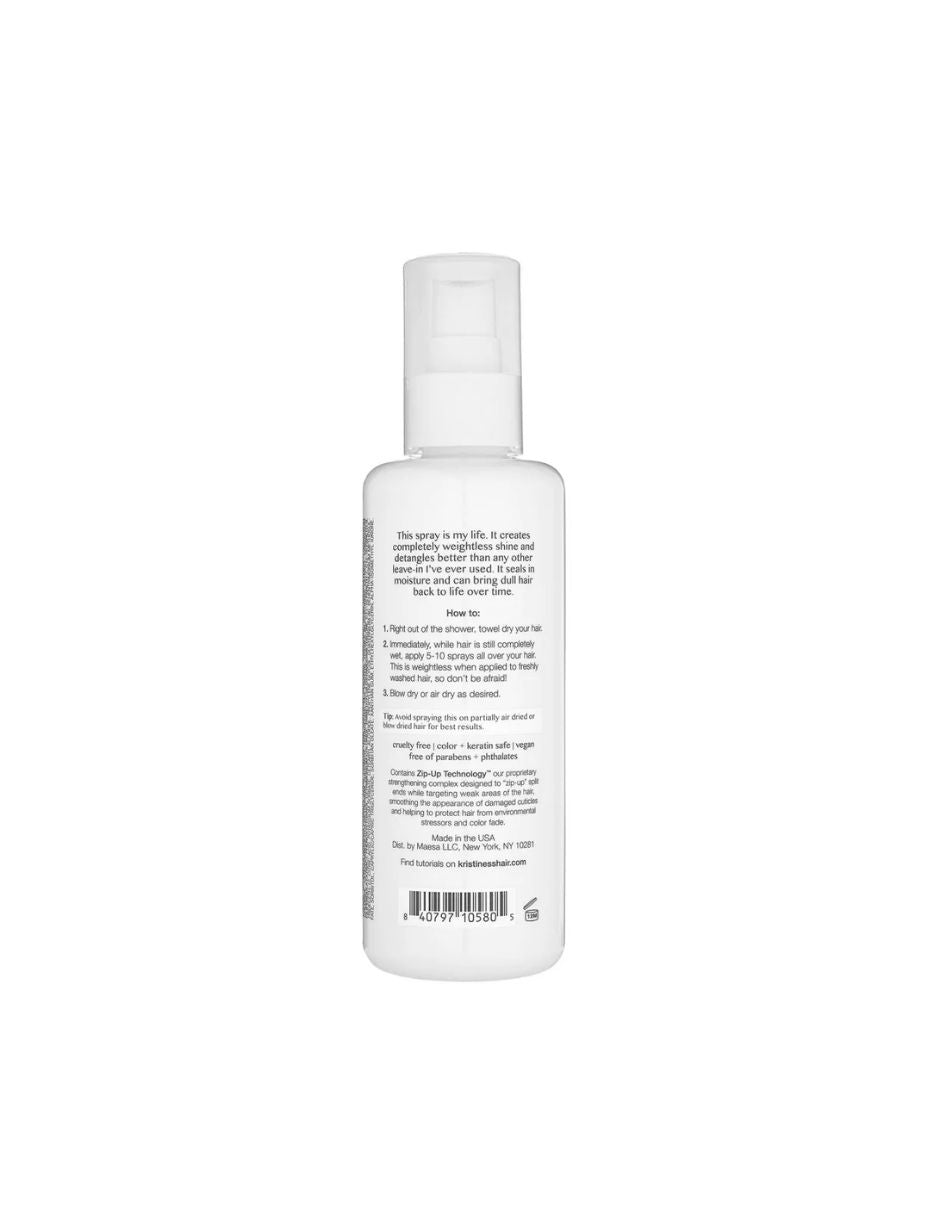 Acondicionador en Spray sin Enjuague Kristin Ess Brillo Ligero Desenredante 250ml
