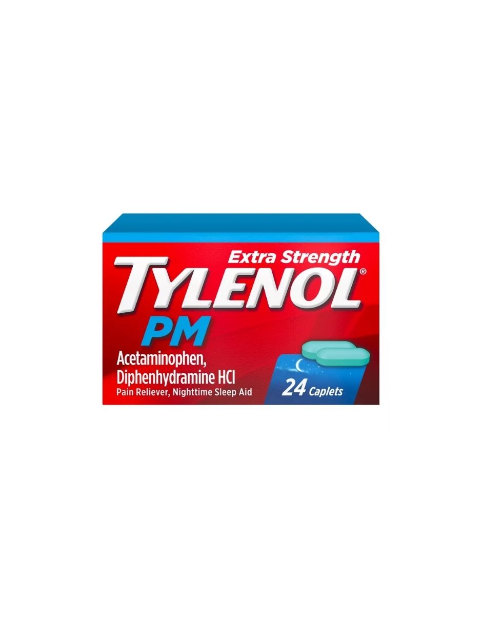 Analgésico Nocturno Extra Strength 24 Cápsulas - Tylenol PM