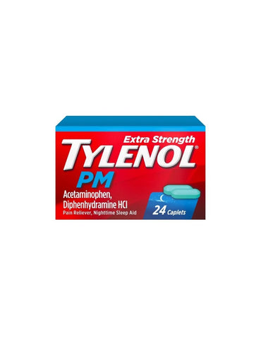 Analgésico Nocturno Extra Strength 24 Cápsulas - Tylenol PM