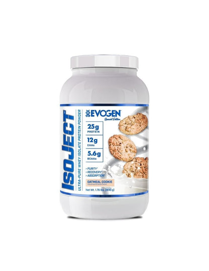 Proteína Evogen Isoject Sabor Galleta de Avena 600gr