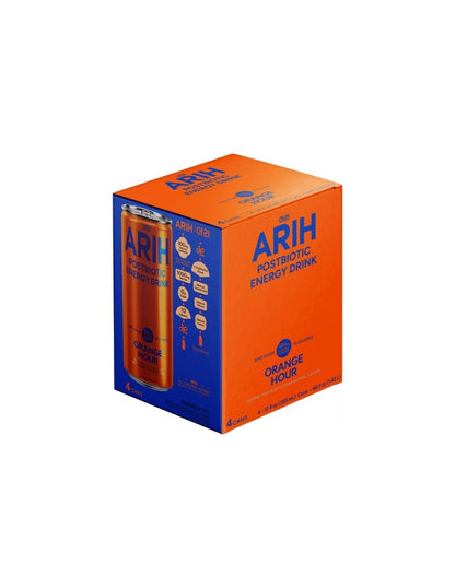 Bebida Energética ARIH 4 Pack Bajo En Azúcar 355ml (Variedad)