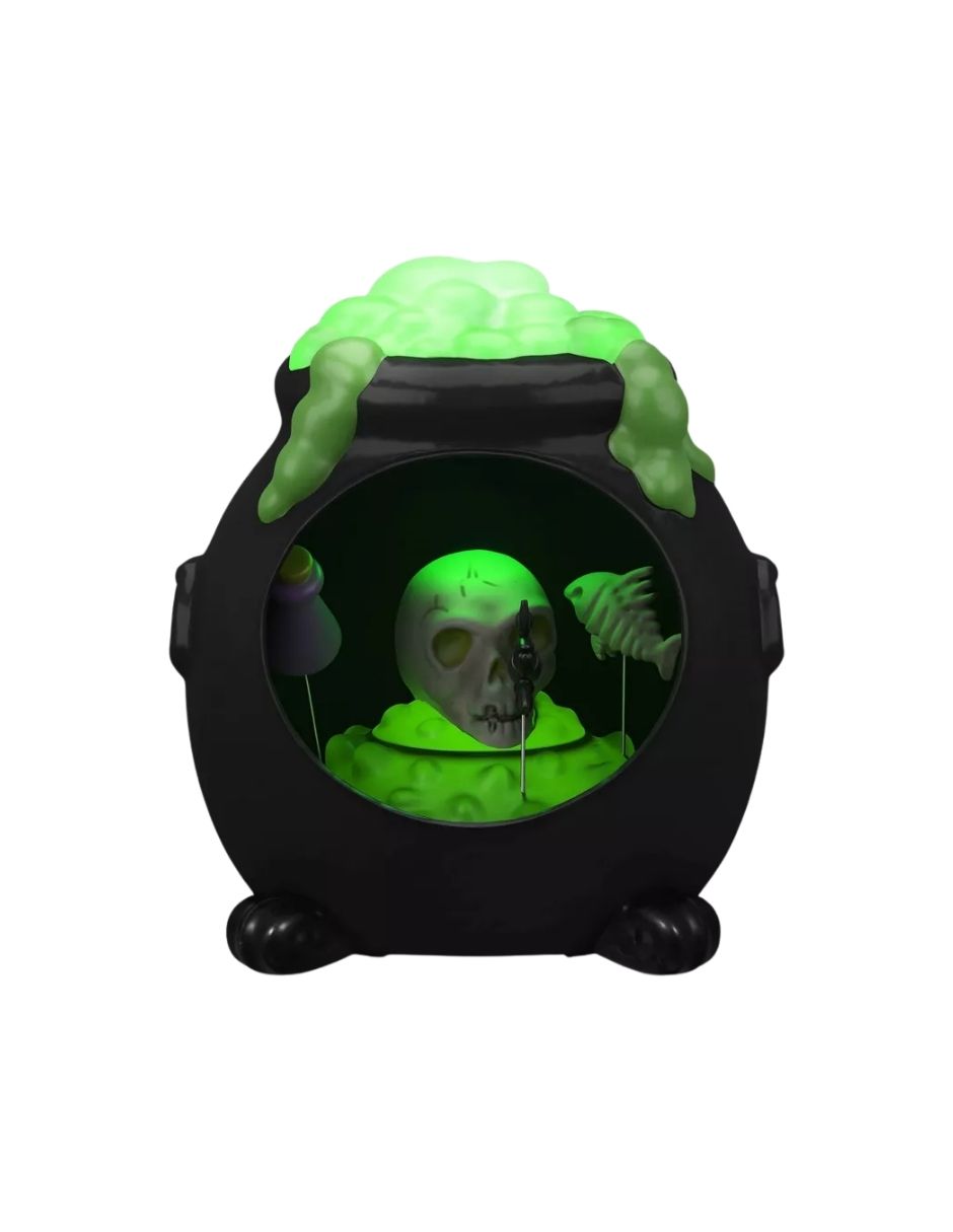 Caldero de Halloween con Luz y Sonido 16 cm Decorativo