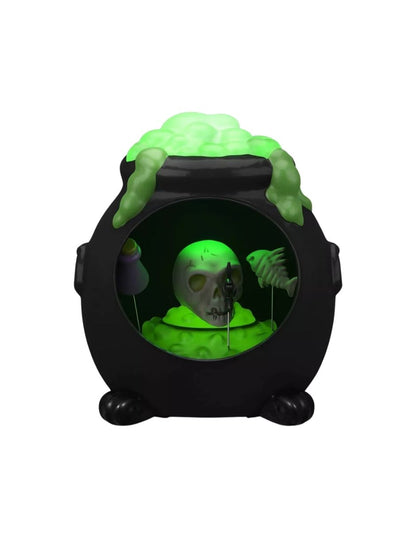 Caldero de Halloween con Luz y Sonido 16 cm Decorativo