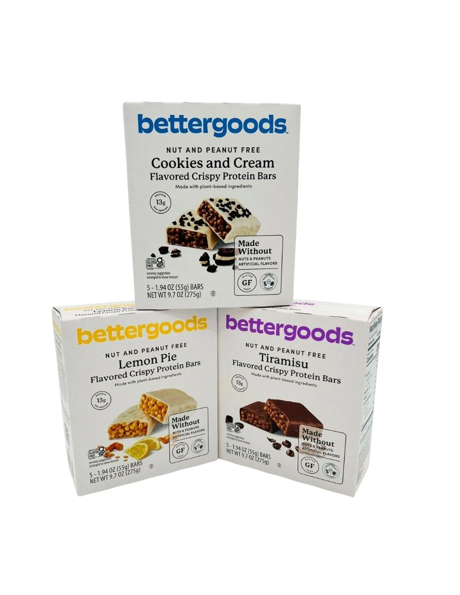 Bettergoods Barras de Proteína Crujientes Sin Gluten 275 gr (Variedad)
