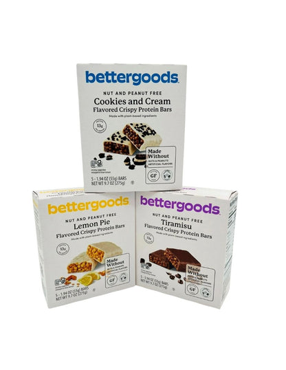 Bettergoods Barras de Proteína Crujientes Sin Gluten 275 gr (Variedad)