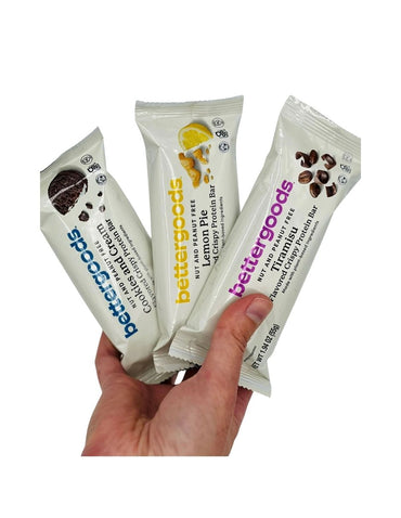 Bettergoods Barras de Proteína Crujientes Sin Gluten 275 gr (Variedad)