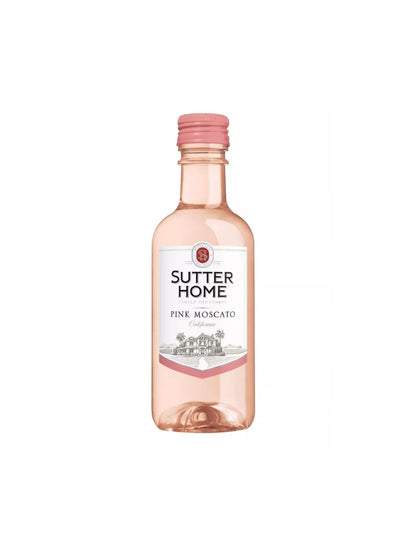 Vino Moscato Rosado Sutter Home 10% Alc. – 4 Pack Botellas de 187ml