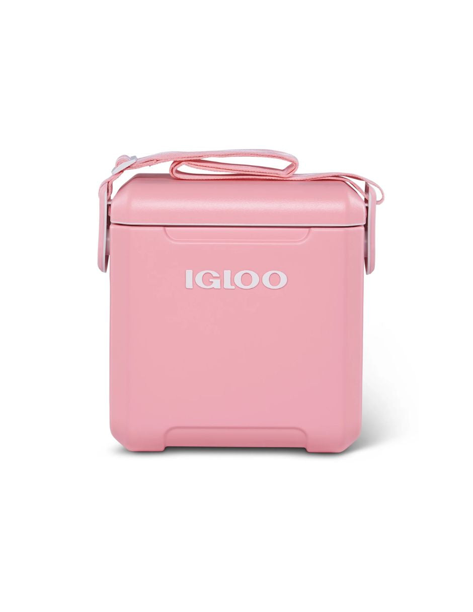 Igloo Tag Along Too hielera portátil rígida, rosa, capacidad 14 latas
