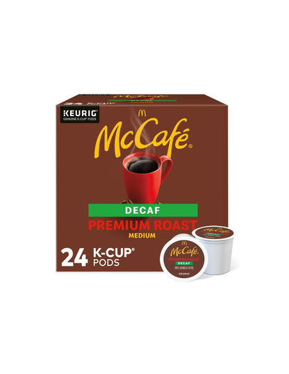 McCafe Decaf Premium Roast cápsulas Keurig K-Cup, 24 unidades