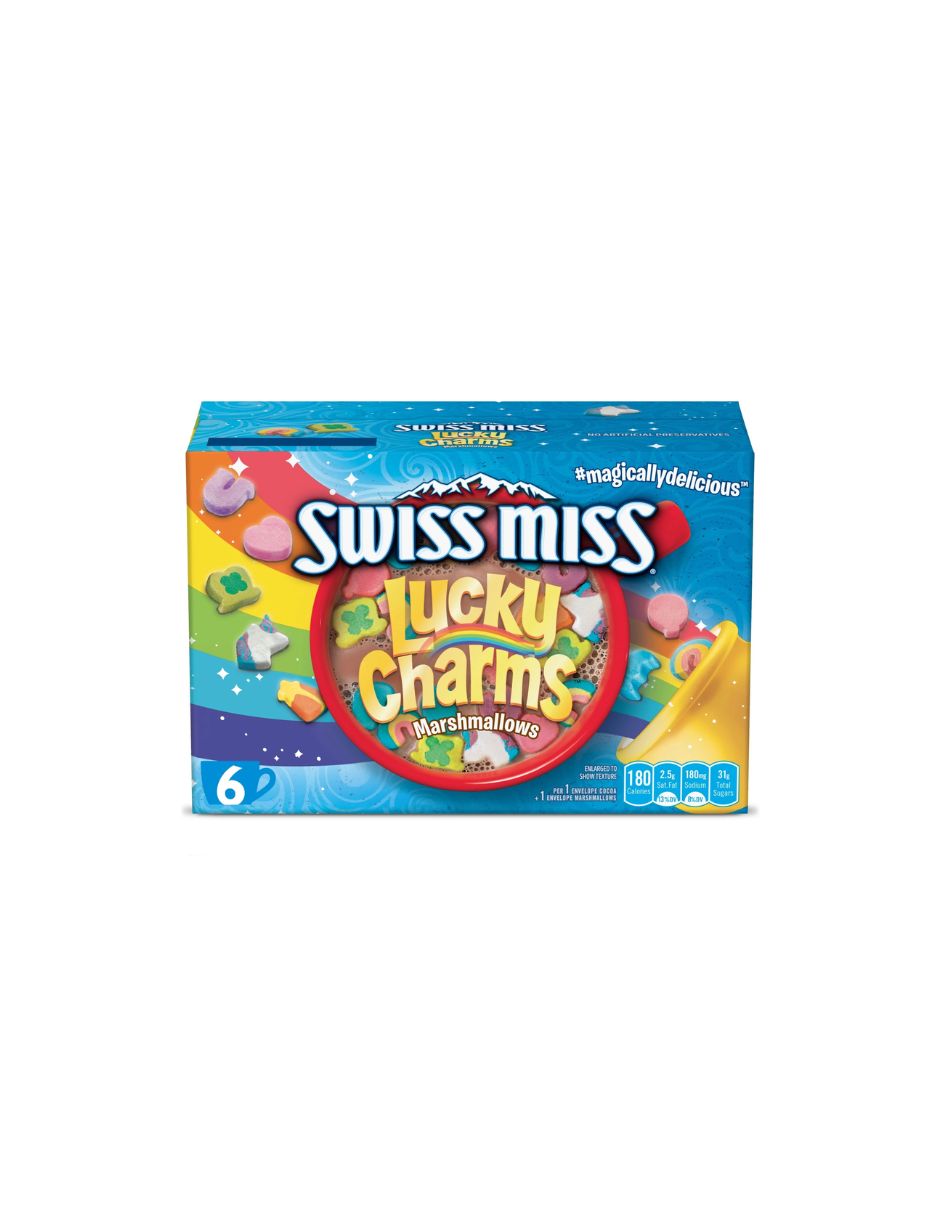Swiss Miss Chocolate caliente con Lucky Charms, 260gr