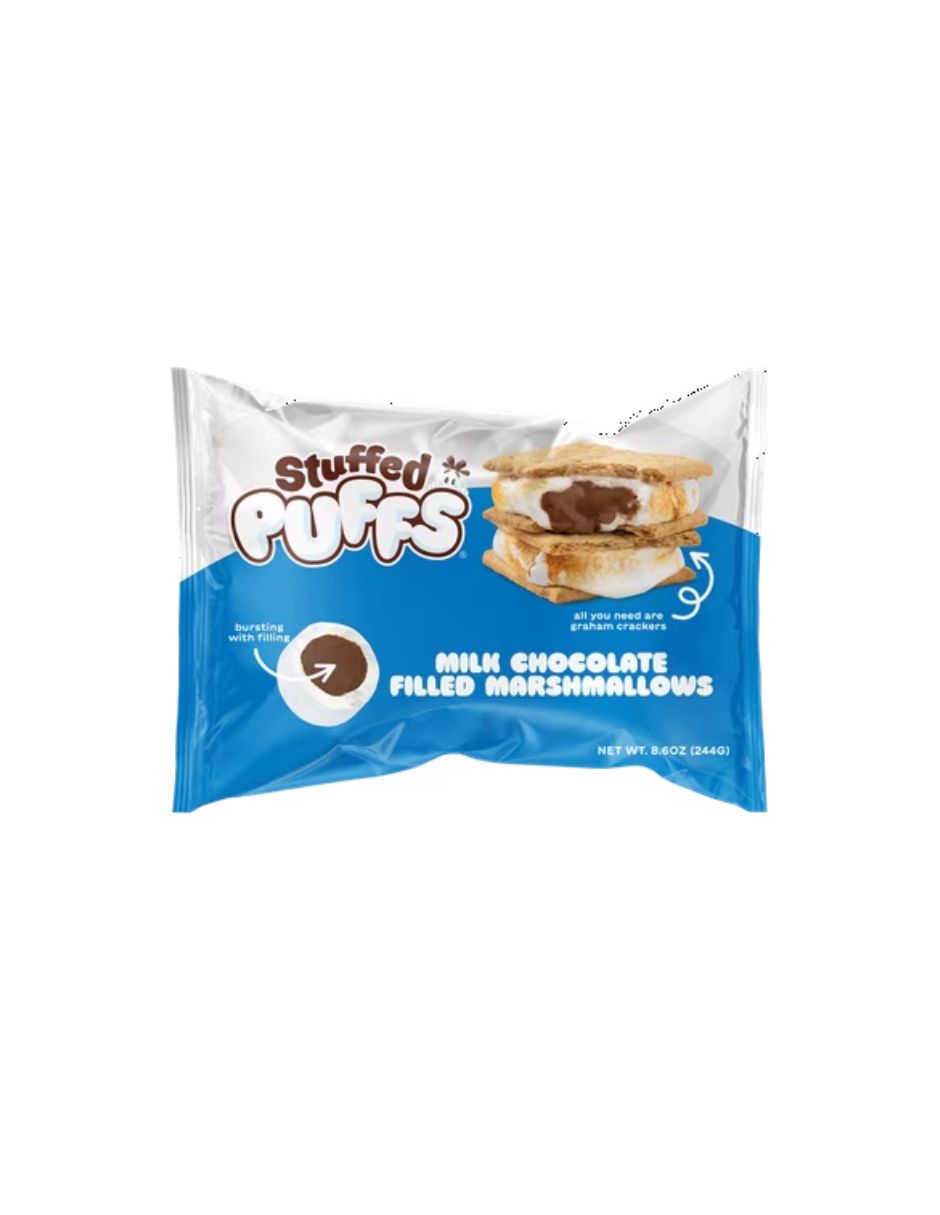 Stuffed Puffs Classic Chocolate con leche relleno de malvavisco 244gr