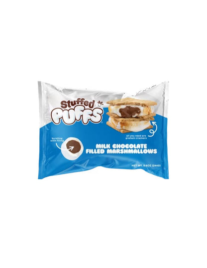 Stuffed Puffs Classic Chocolate con leche relleno de malvavisco 244gr