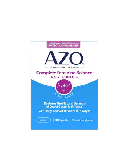 AZO salud femenina probiótico para mujeres, 30 unidades