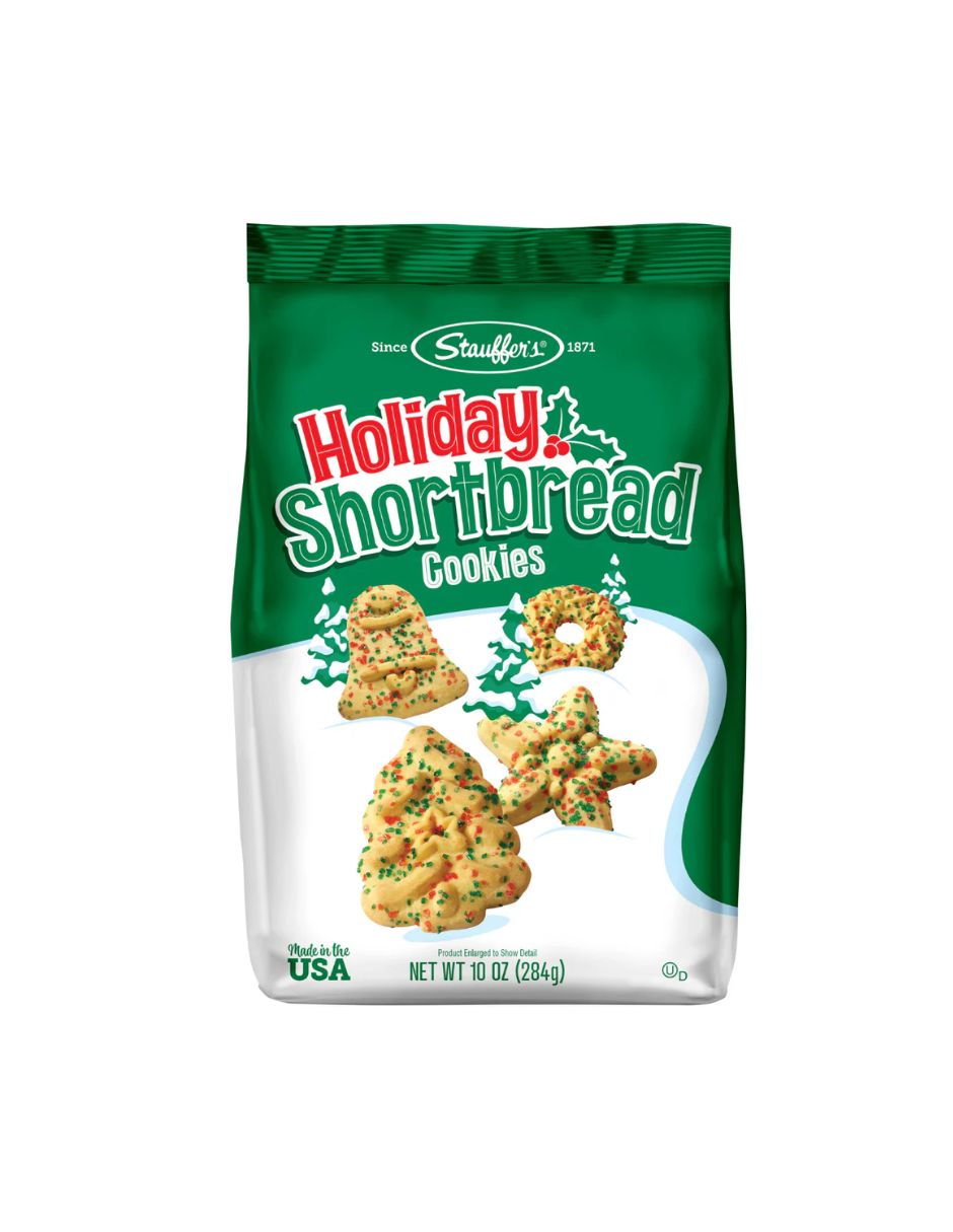 Stauffer's Galletas de mantequilla navideñas 284gr