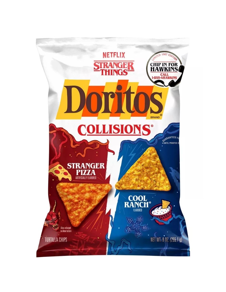Tortilla Chips Doritos Collisions Stranger Pizza y Cool Ranch 225gr