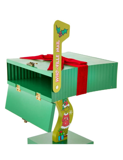 Buzón Decorativo Navideño Grinch Whoville Verde – 9.2" MDF