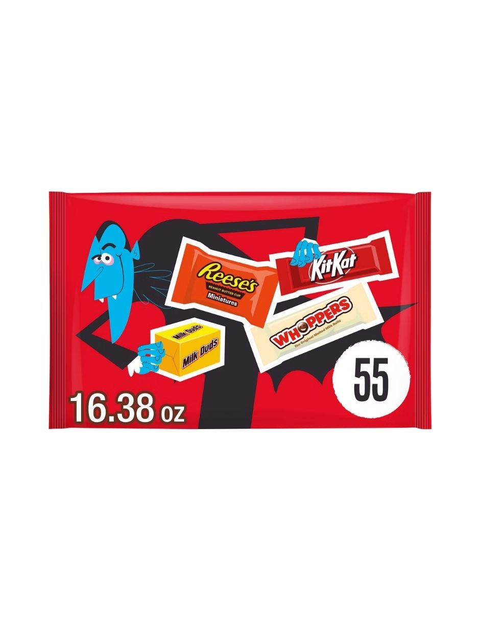 Dulces Surtidos de Chocolate Mini Halloween 55 Unidades Hershey's