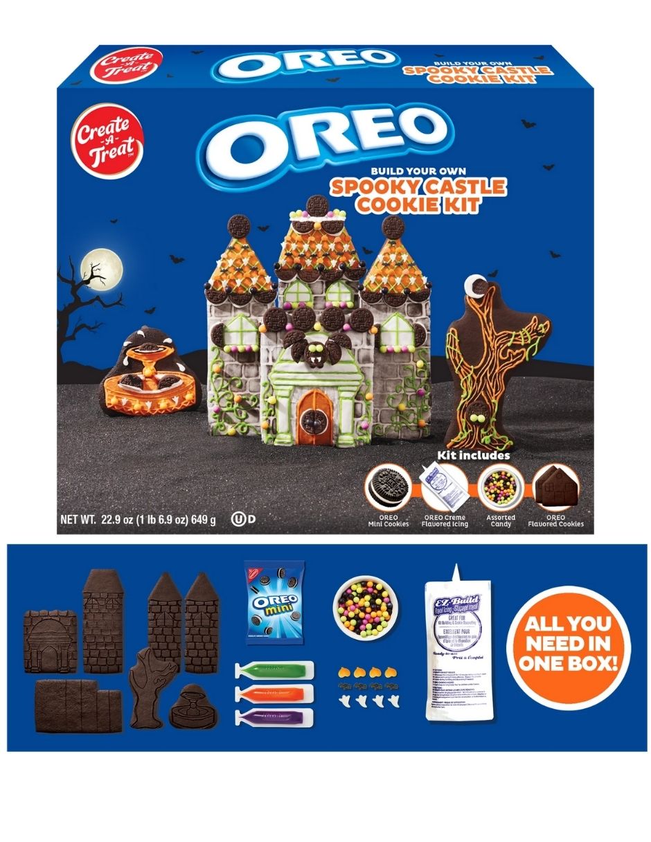Kit de Galletas Create-A-Treat Oreo Halloween Castillo Spooky Caja 649 g