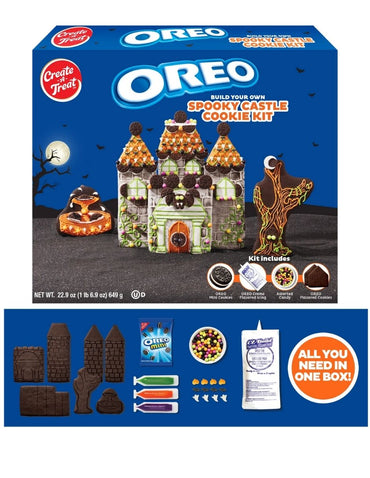 Kit de Galletas Create-A-Treat Oreo Halloween Castillo Spooky Caja 649 g