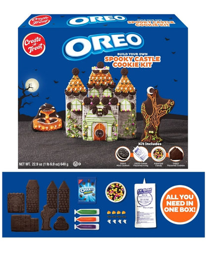 Kit de Galletas Create-A-Treat Oreo Halloween Castillo Spooky Caja 649 g