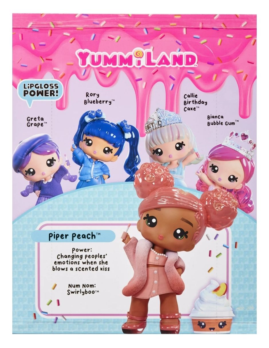 Muñeca Piper Peach con Kit de Brillo de Labios - Yummiland