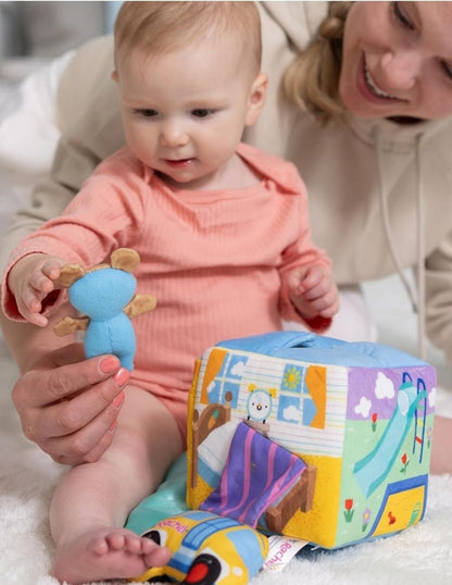 Caja de Aprendizaje Sensorial para Bebés Ms. Rachel