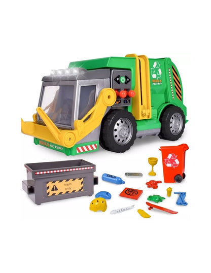 Camión de Basura de Juguete 3 en 1 con Joysticks Maxx Action