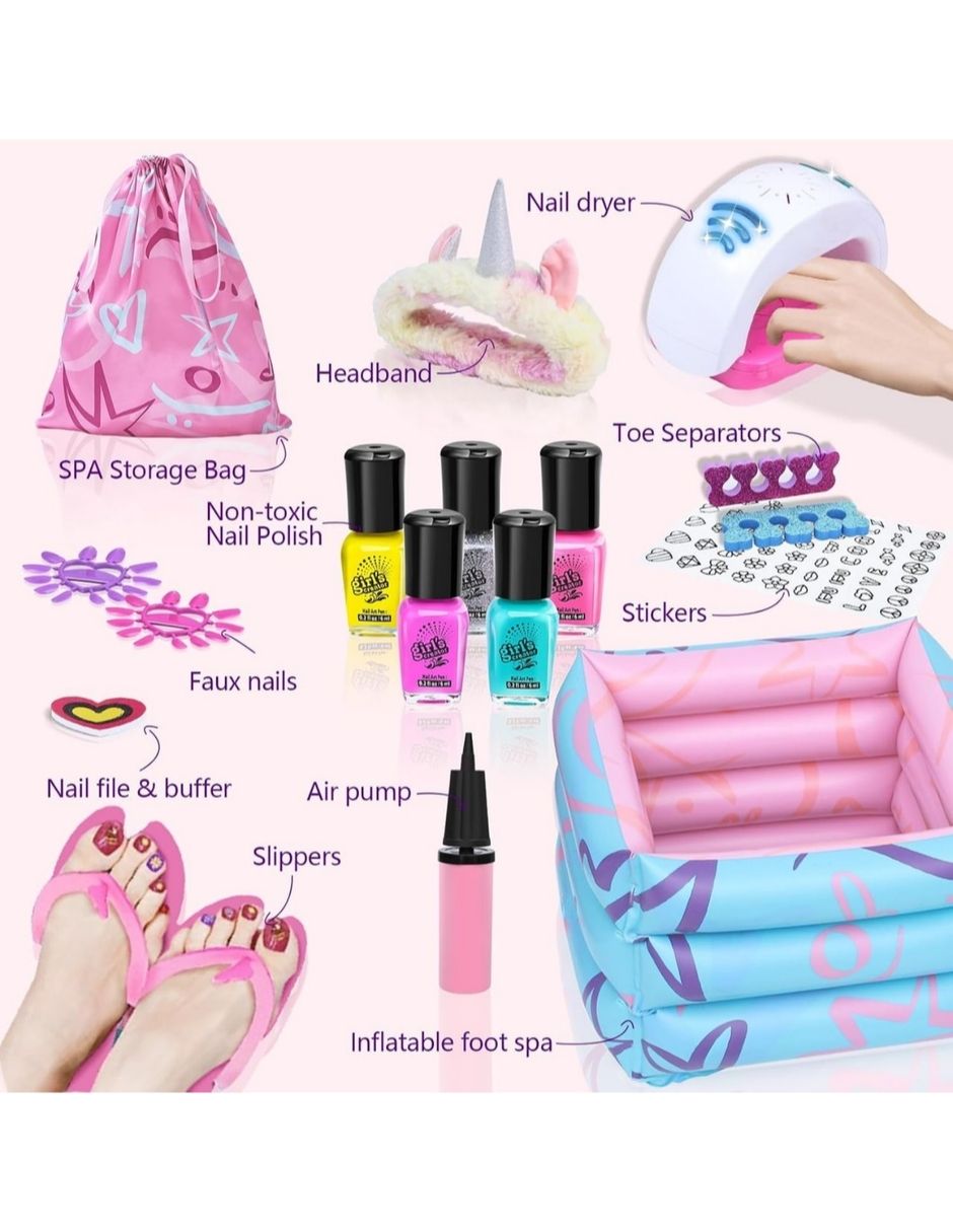 Kit de Spa y Manicura para Niñas – Combaybe