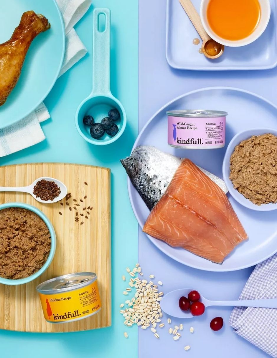 Alimento Húmedo para Gatos Kindfull Paté de Pollo y Salmón – Pack de 12