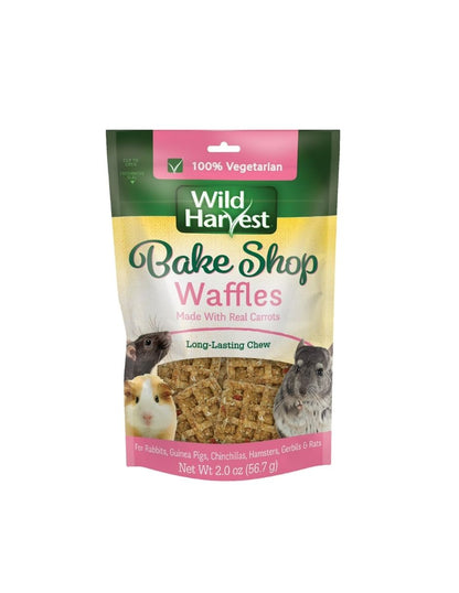 Golosina Masticable para Animales Pequeños Wild Harvest Bake Shop Waffles –56gr