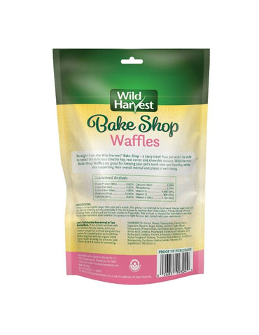 Golosina Masticable para Animales Pequeños Wild Harvest Bake Shop Waffles –56gr