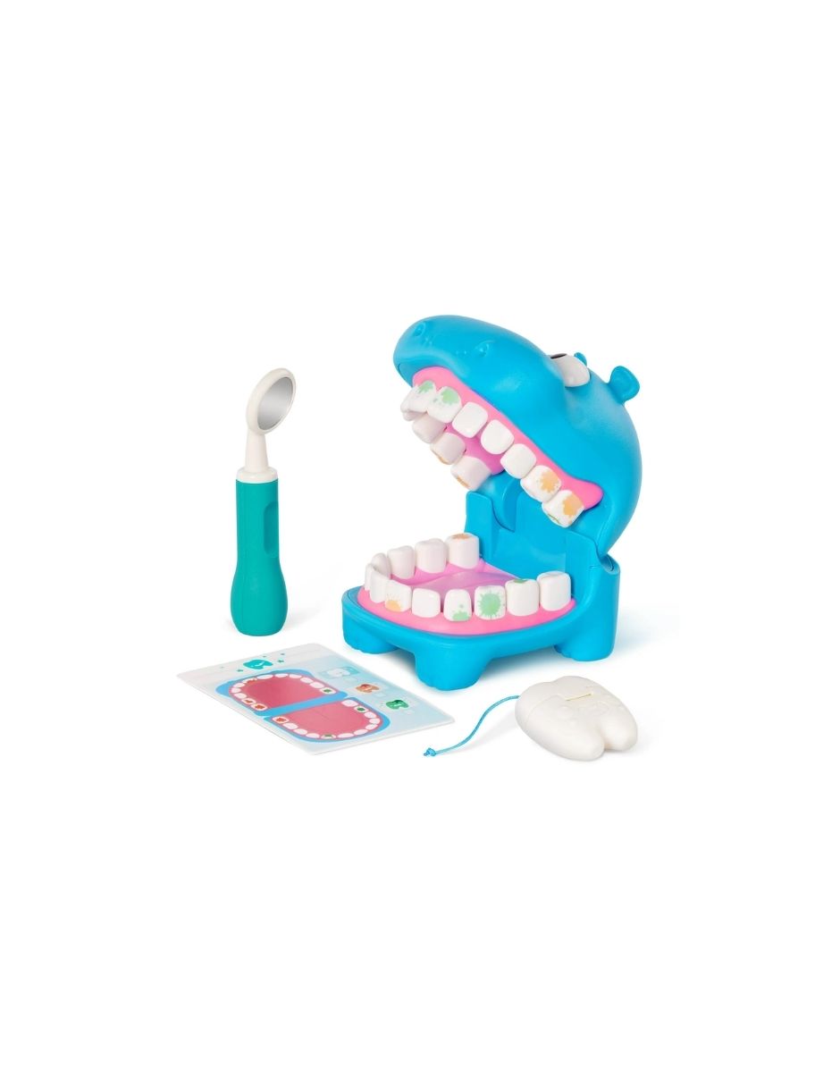 Juego de Dentista Infantil Battat Hipodoncista con Hipopótamo y Accesorios