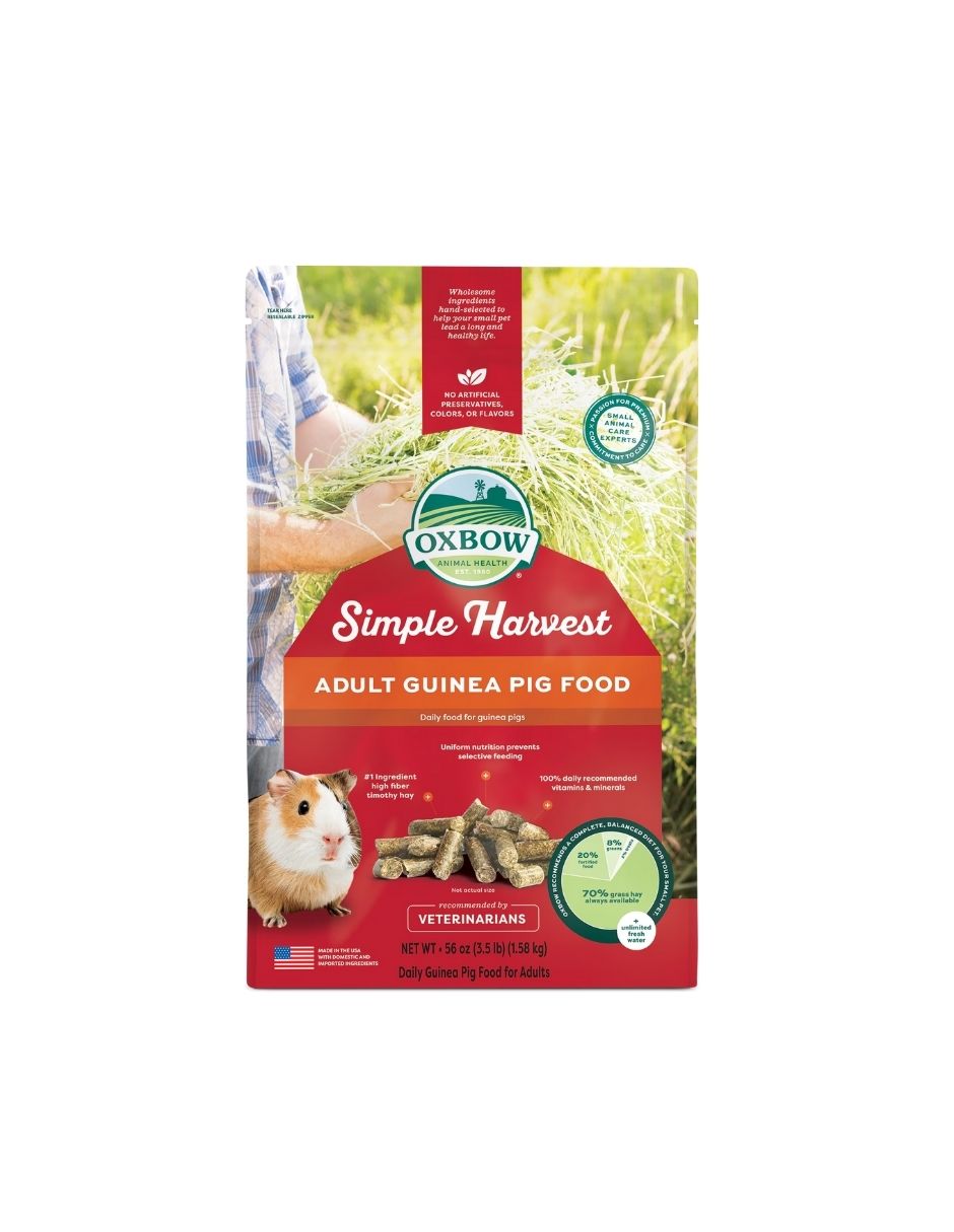 Alimento para Conejillos de Indias Adultos Oxbow Simple Harvest 1.58kg