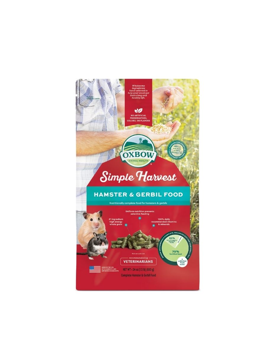 Alimento para Hámster y Jerbo Oxbow Simple Harvest Gerbil 680gr